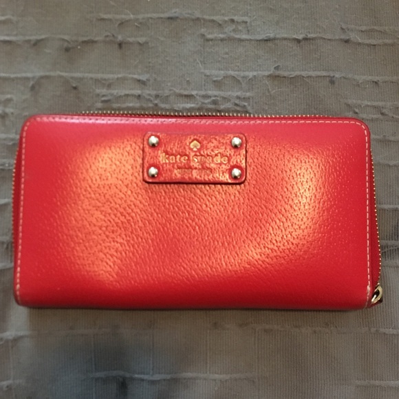 kate spade Handbags - Red Kate Spade wallet